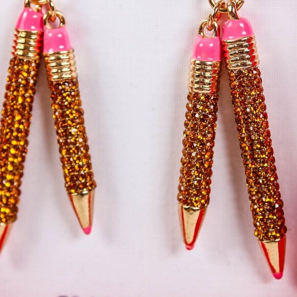 Piper K Pencil Earrings - NEW in Box - Picture 2 of 4